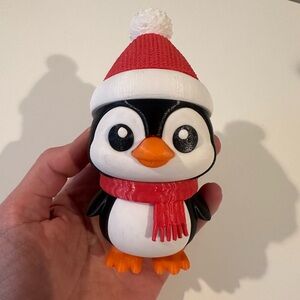 Penguin Christmas decor